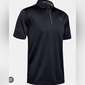 Under Armour Men's Polo Shirt in Black Mens 3XL